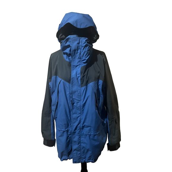 Marmot Blue/Gray Gortex Shell Jacket Size Men’s Small - Picture 1 of 16